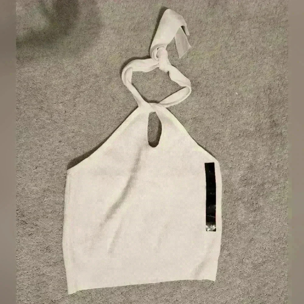 Banana republic cross neck top